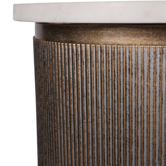 Montecito Aged Gold Console Table