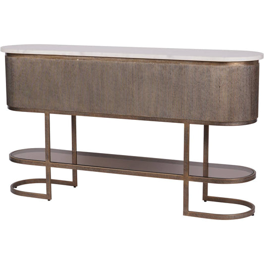 Montecito Aged Gold Console Table