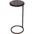 Sierra Accent Table Brown Emperador Marble