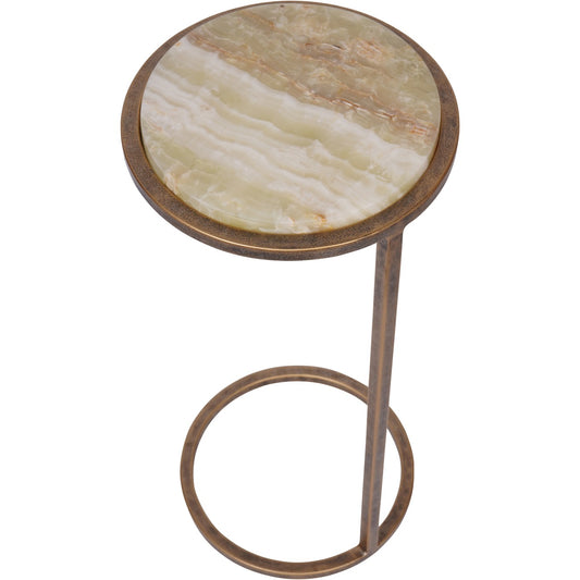 Sierra Accent Table Green Onyx