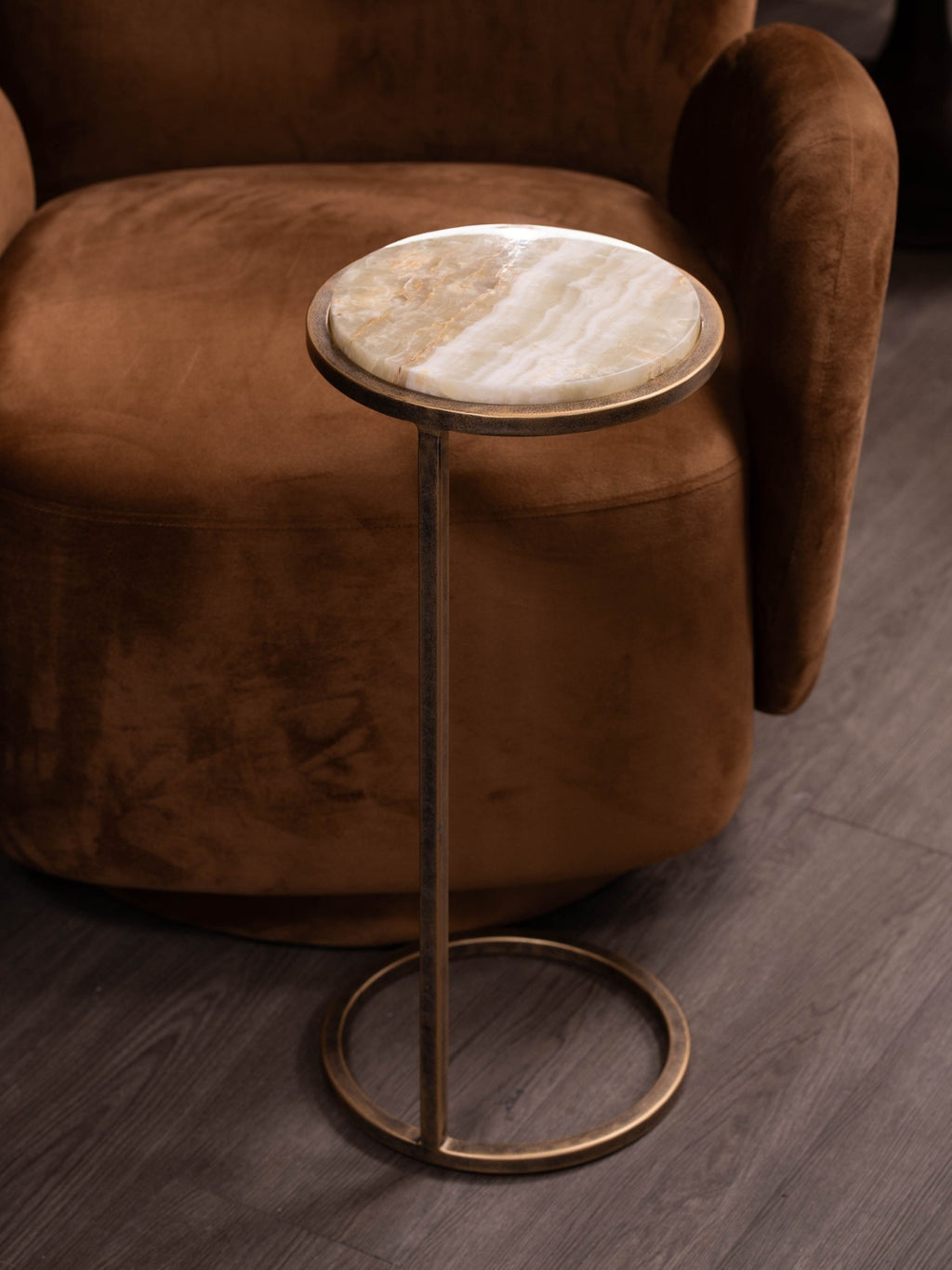 Sierra Accent Table Green Onyx