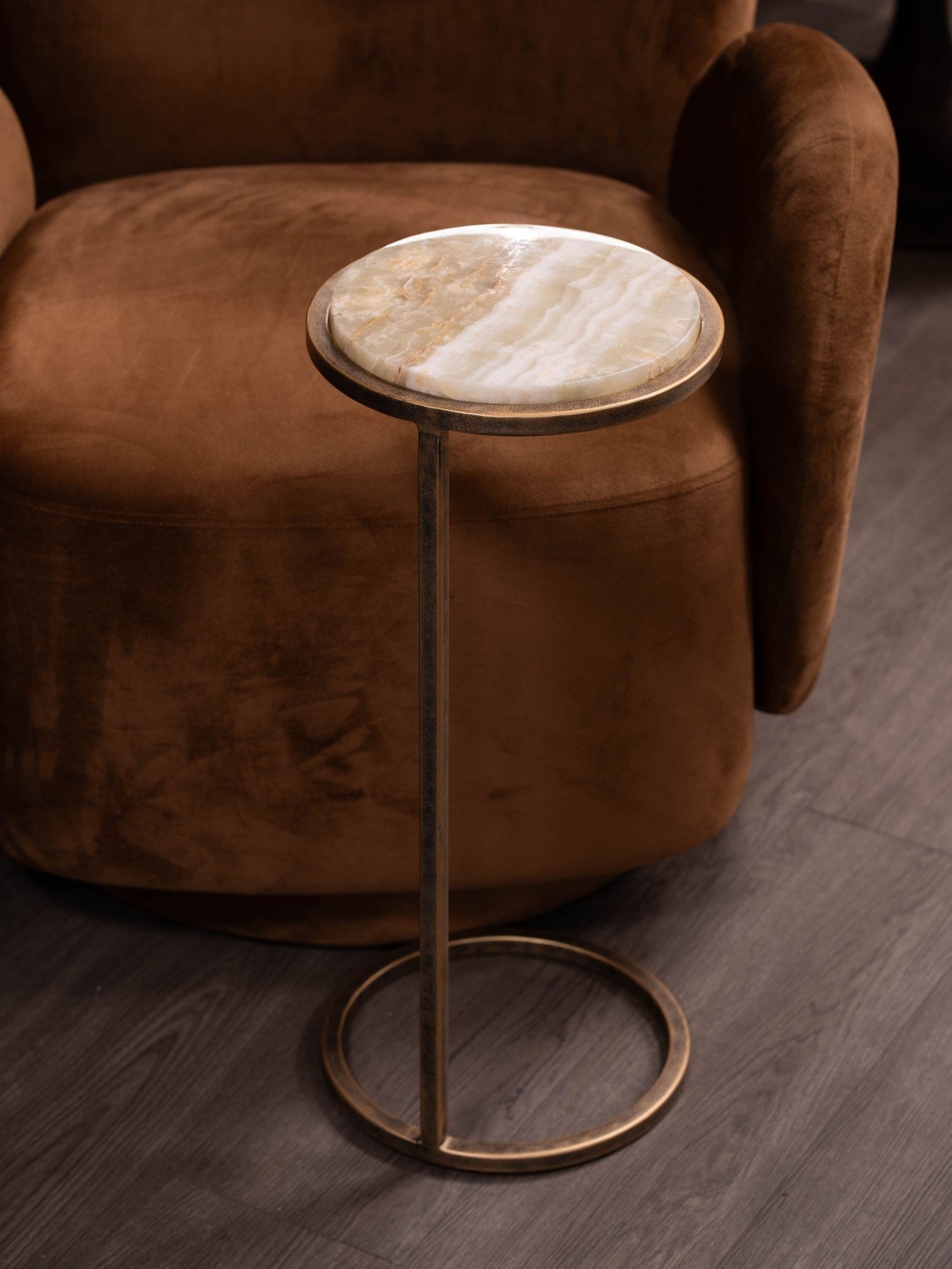 Sierra Accent Table Green Onyx