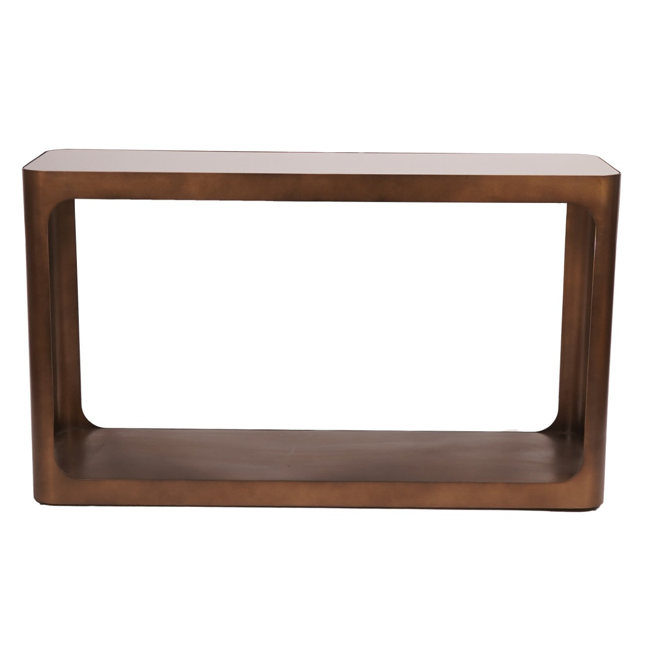 Fairmont Metal and Glass Console Table