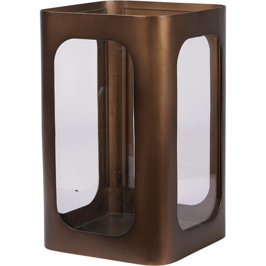 Fairmont Metal and Glass Hurricane Small 28cm