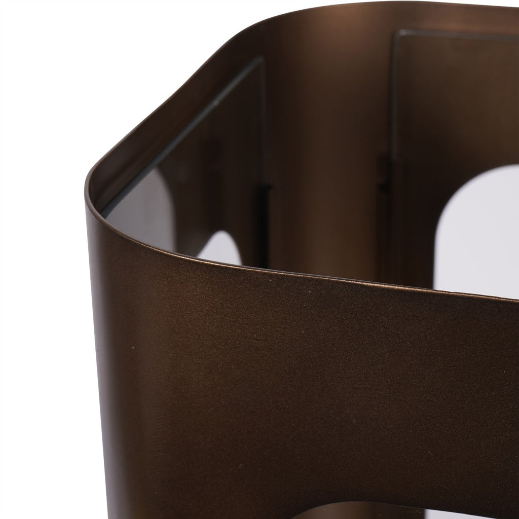 Fairmont Metal and Glass Hurricane Medium 53cm