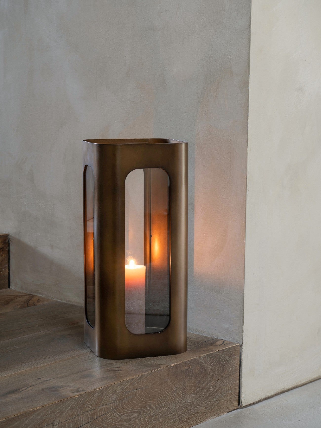 Fairmont Metal and Glass Hurricane Medium 53cm