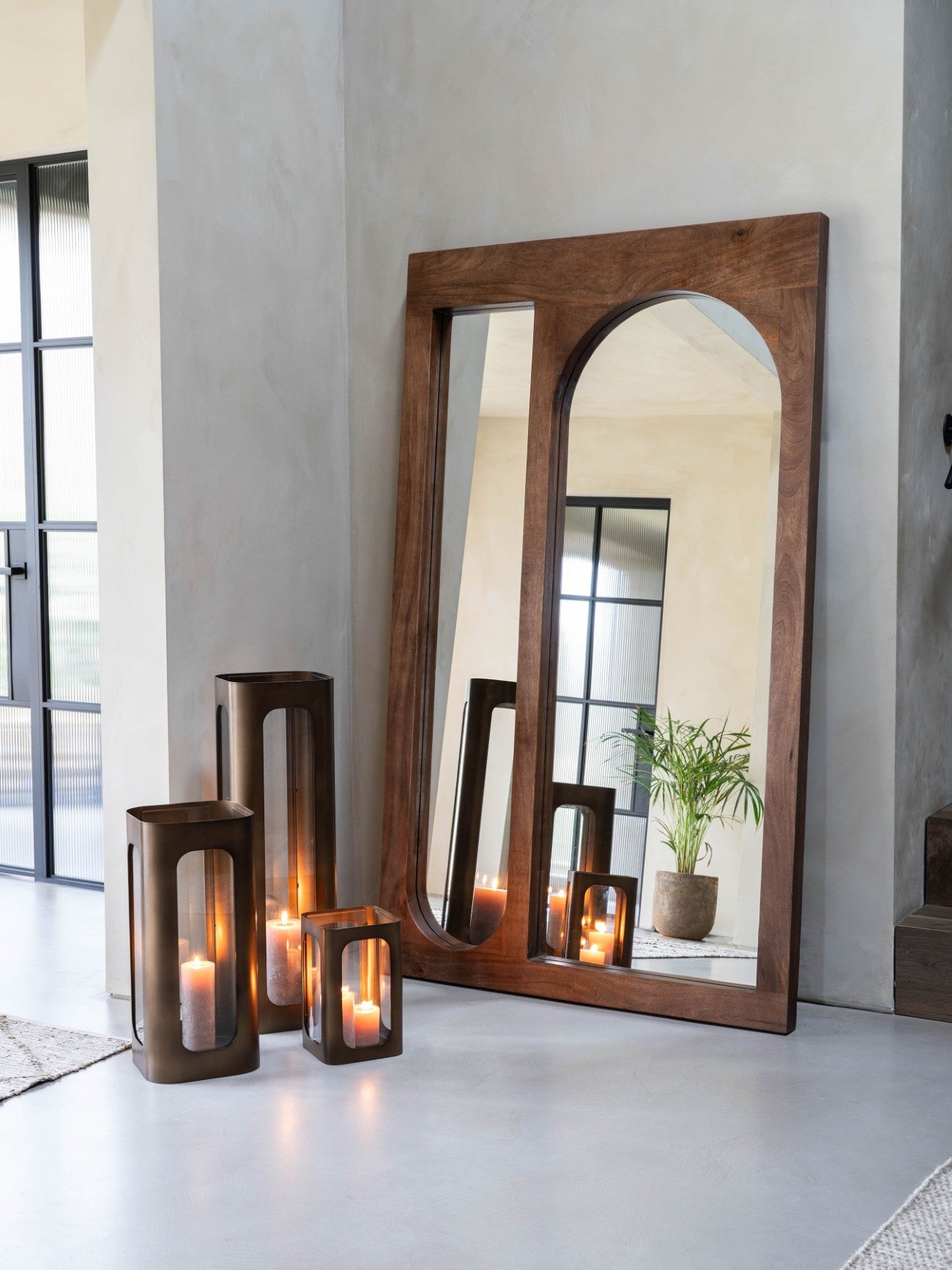 Fairmont Metal and Glass Hurricane Large 78cm