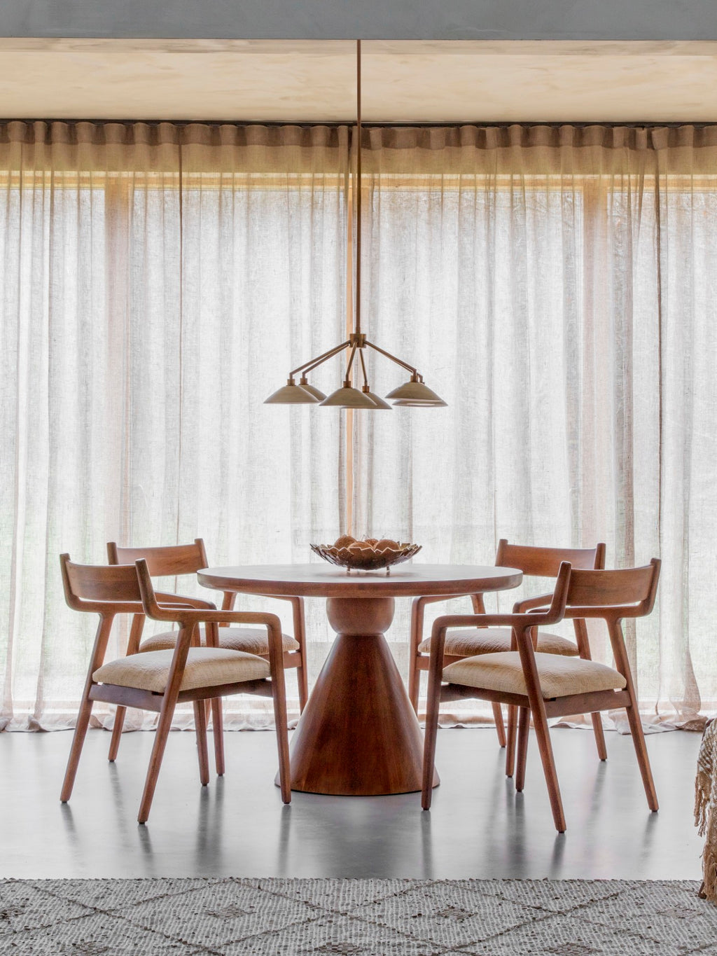 Presidio Round Wooden Dining Table