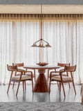 Presidio Round Wooden Dining Table