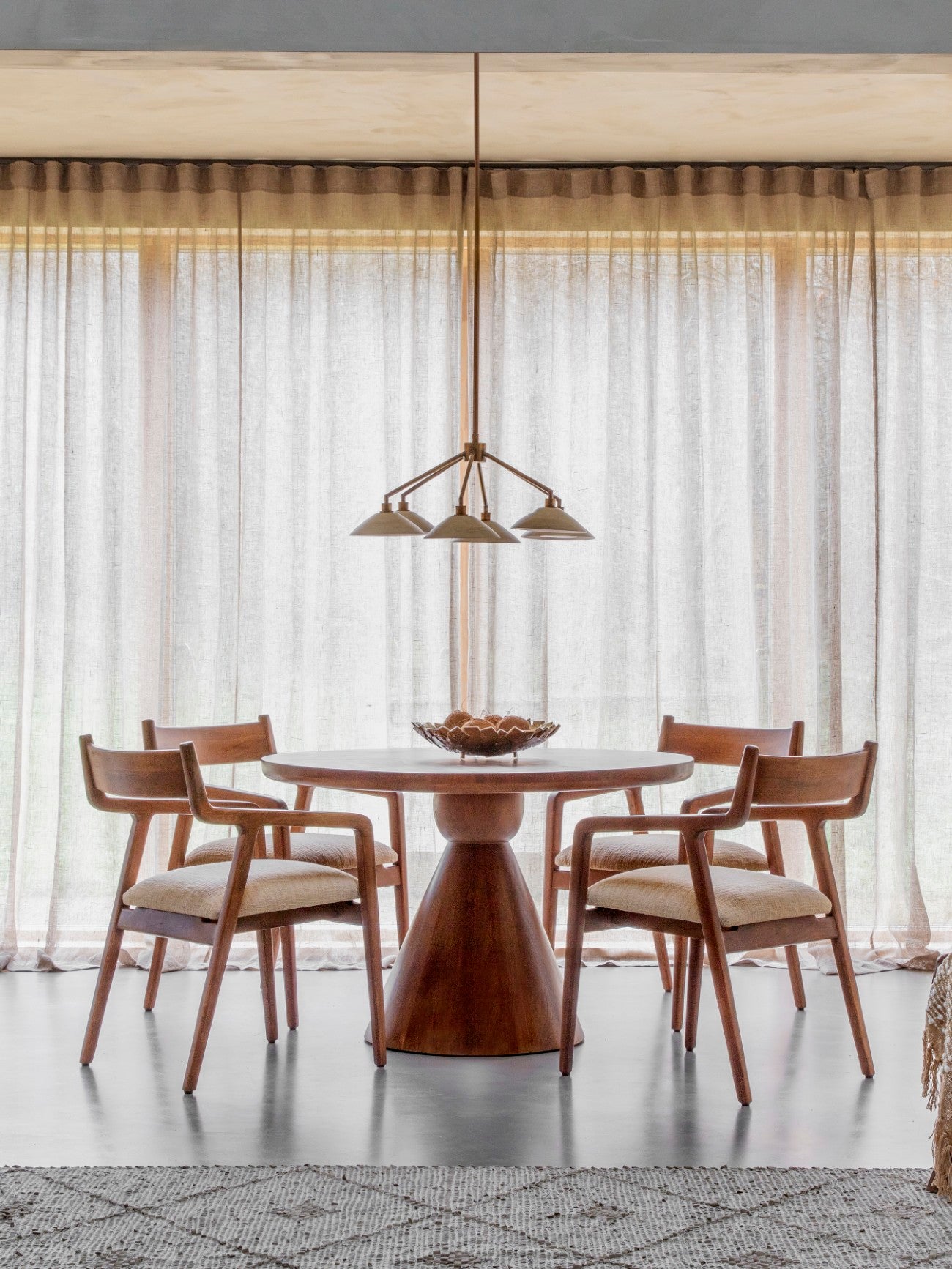 Presidio Round Wooden Dining Table