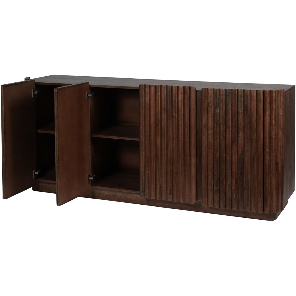 Presidio Four Door Wooden Buffet Sideboard