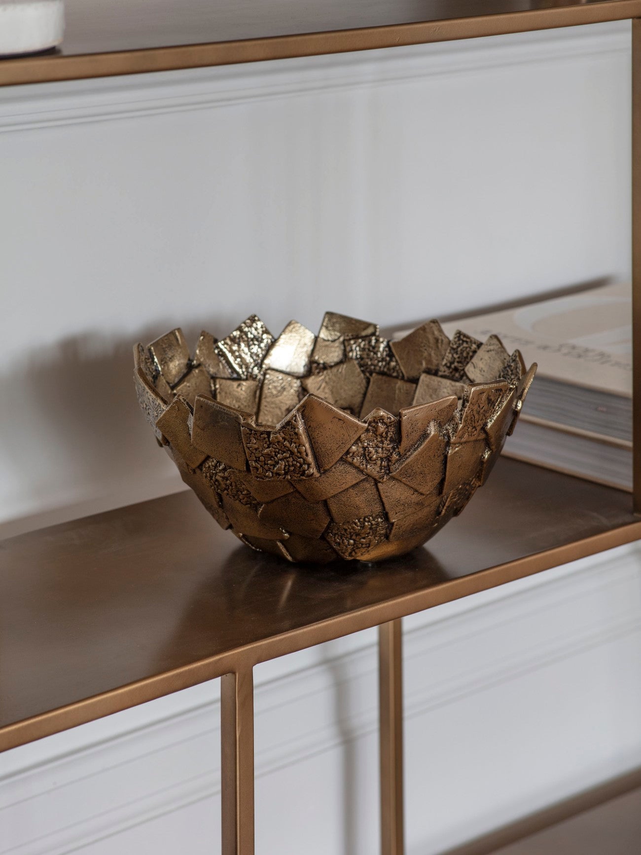 Laurel Cast Aluminium Bowl