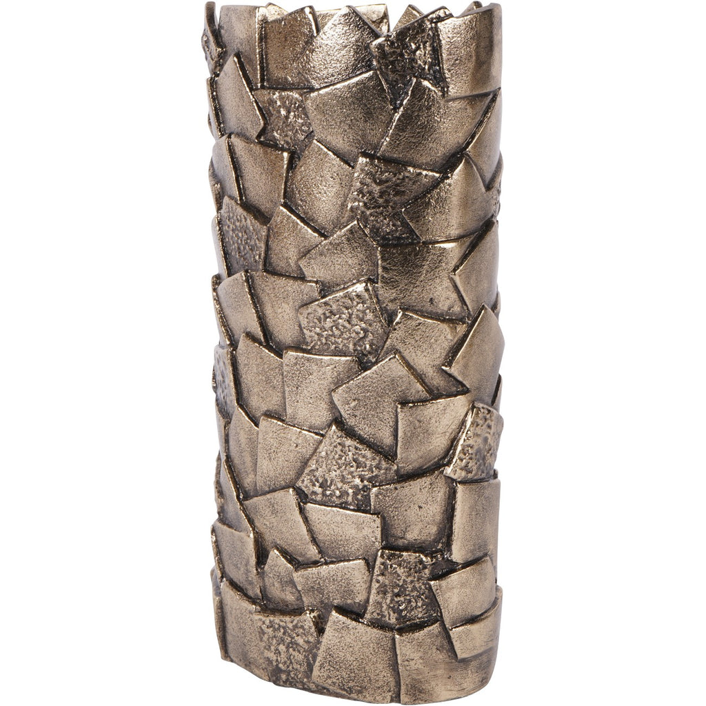 Laurel Cast Aluminium Decorative Vase - Large
