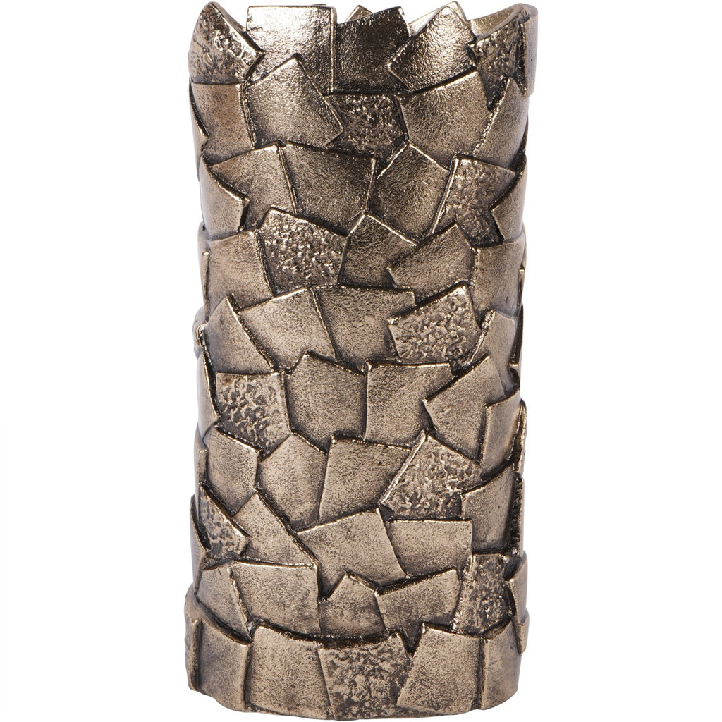 Laurel Cast Aluminium Decorative Vase - Large