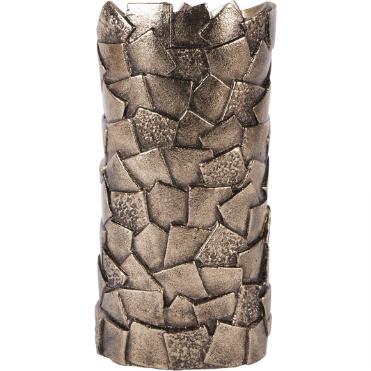 Laurel Cast Aluminium Decorative Vase 36cm