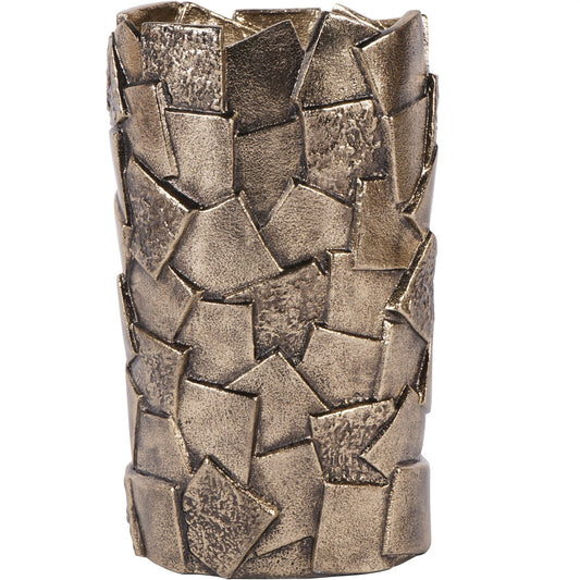 Laurel Cast Aluminium Decorative Vase 25cm