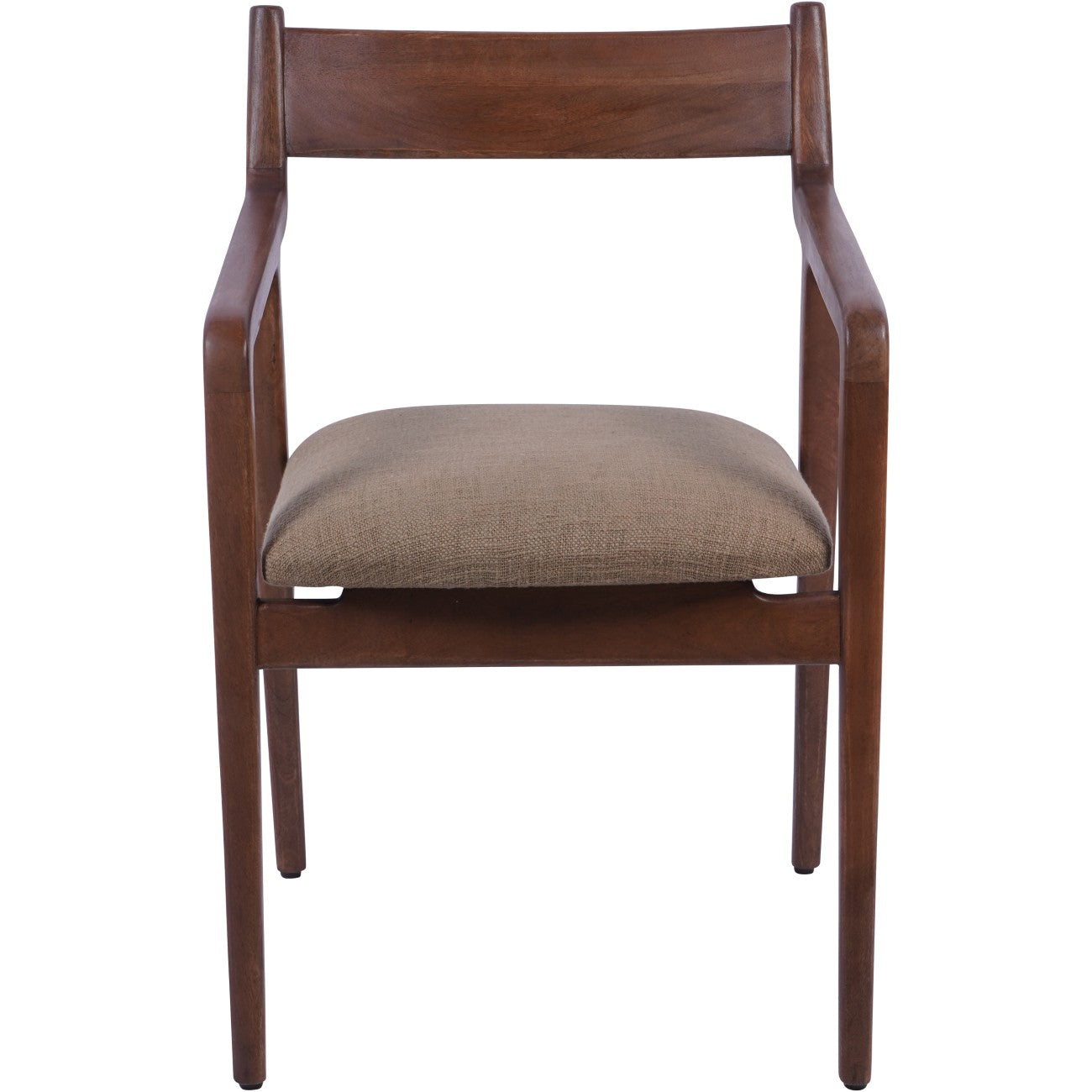 Presidio Wooden Upholstered Dining Chair - Cappuccino