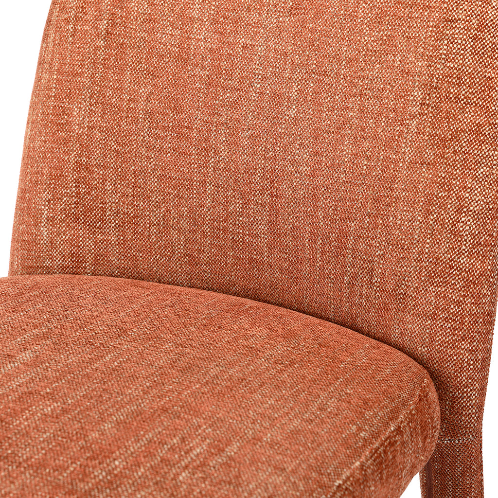 Oceana Upholstered Dining Chair - Set of 2 - Brown