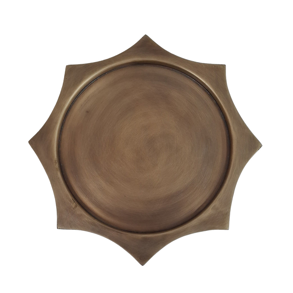 Palazzo Plinth – Aged Brass