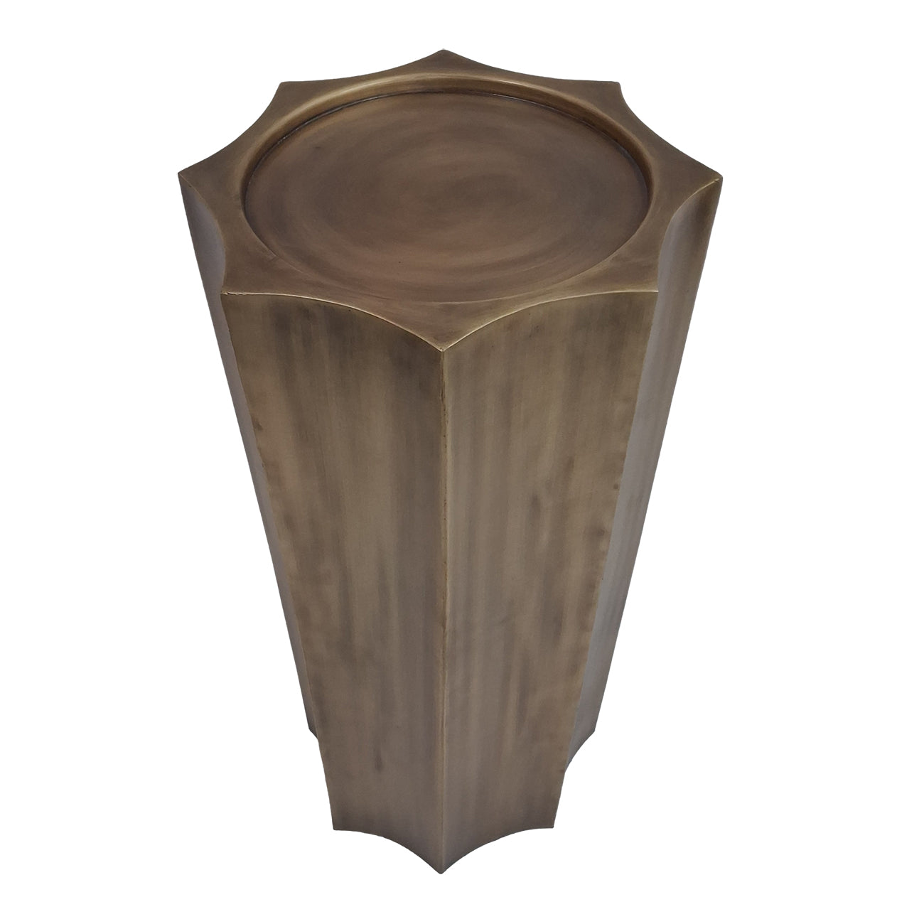 Palazzo Plinth – Aged Brass