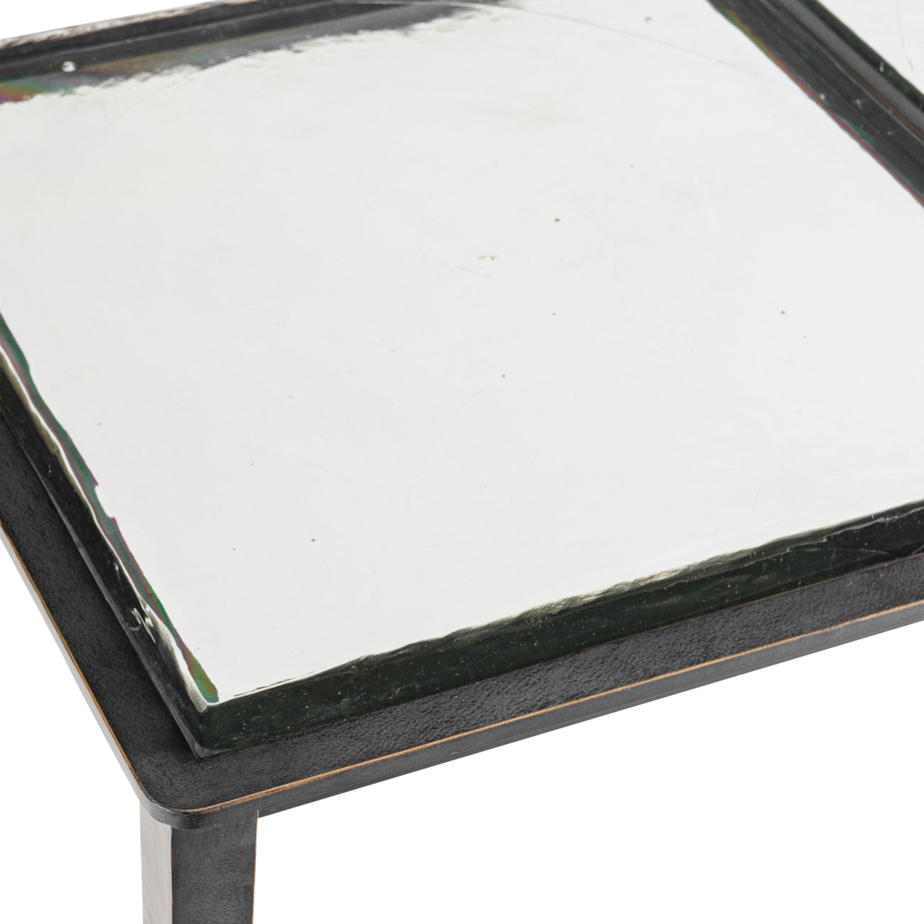Ripple Square Glass Panelled Console Table