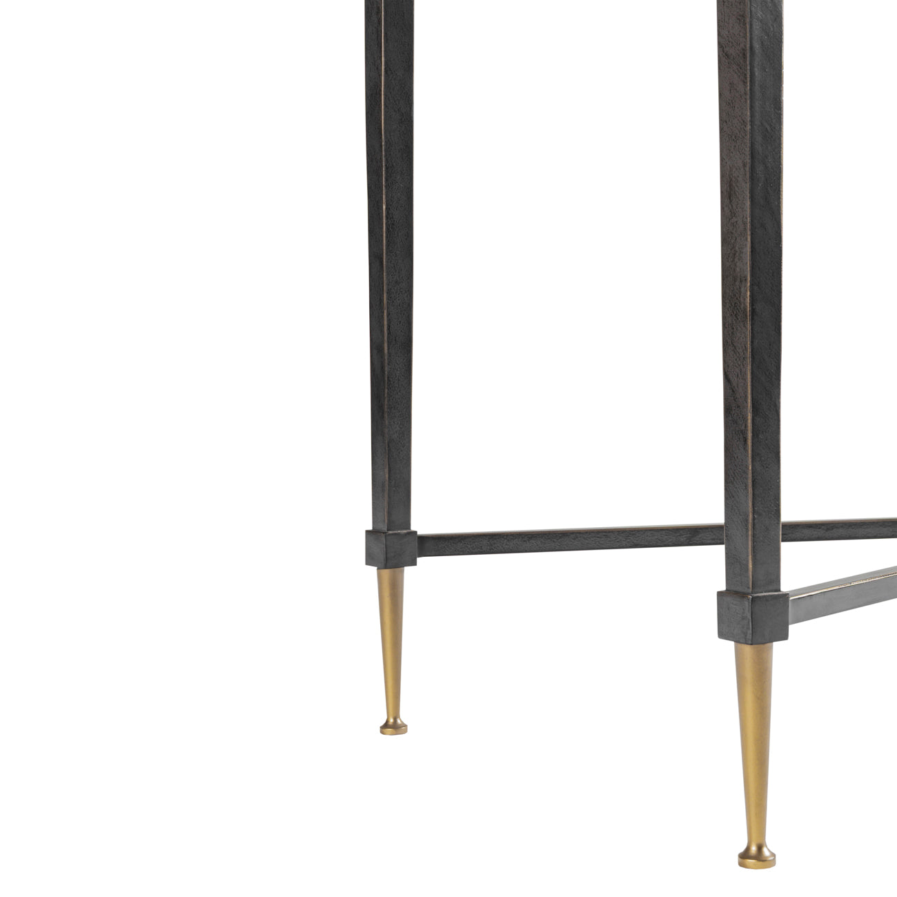 Ripple Square Glass Panelled Console Table