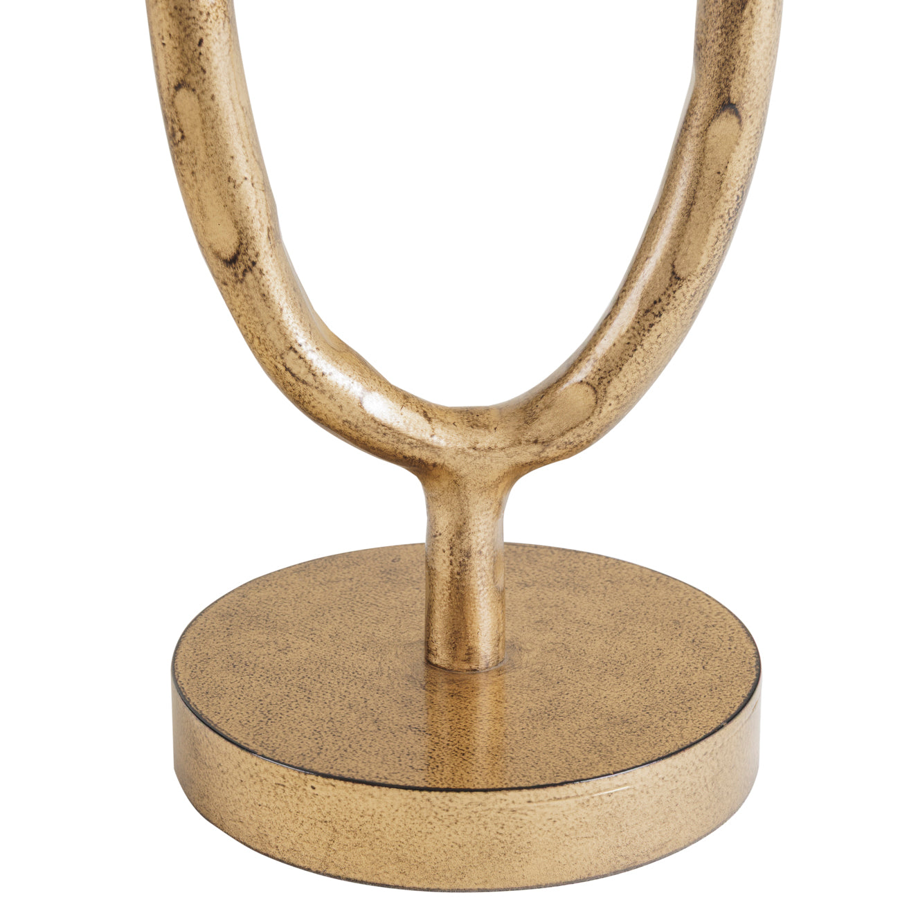 Sunwash Loop Table Lamp – Aged Champagne & Ivory