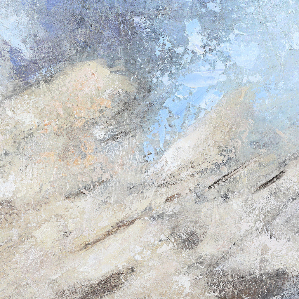Kaia Textured Pacific Framed Artwork