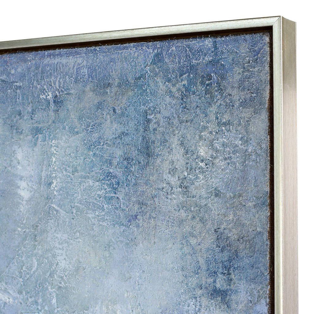 Kaia Textured Pacific Framed Artwork
