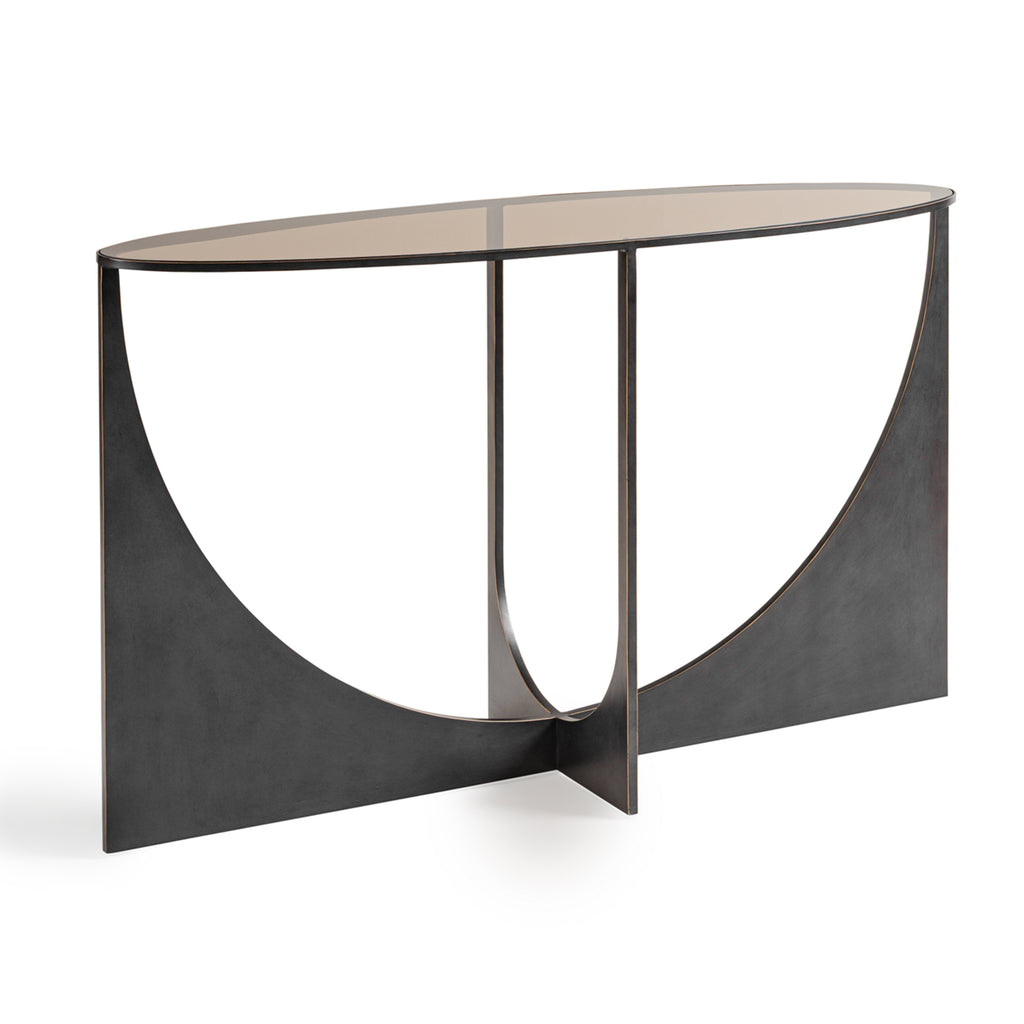 Montrose Console Table - Smoked Glass