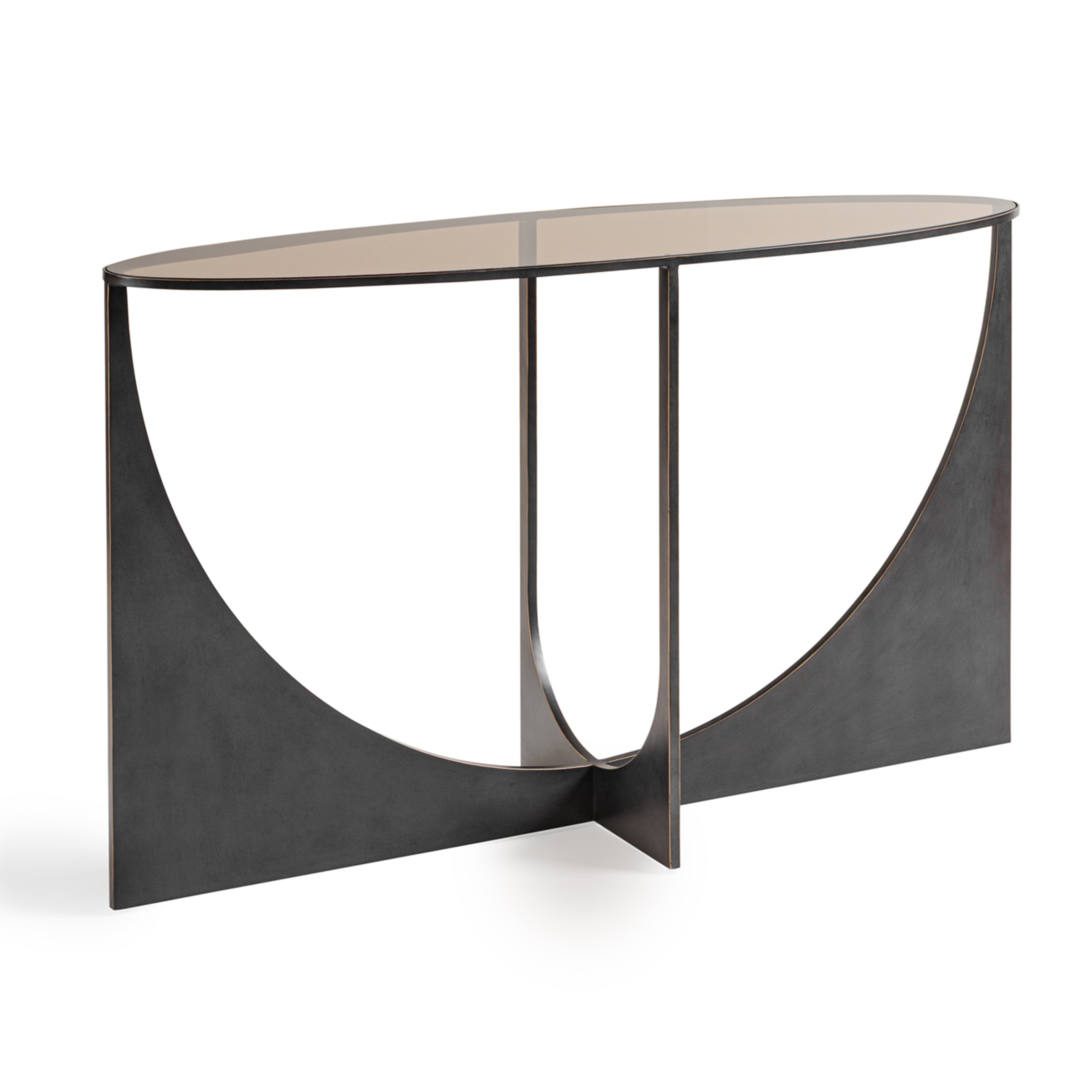 Montrose Console Table - Smoked Glass