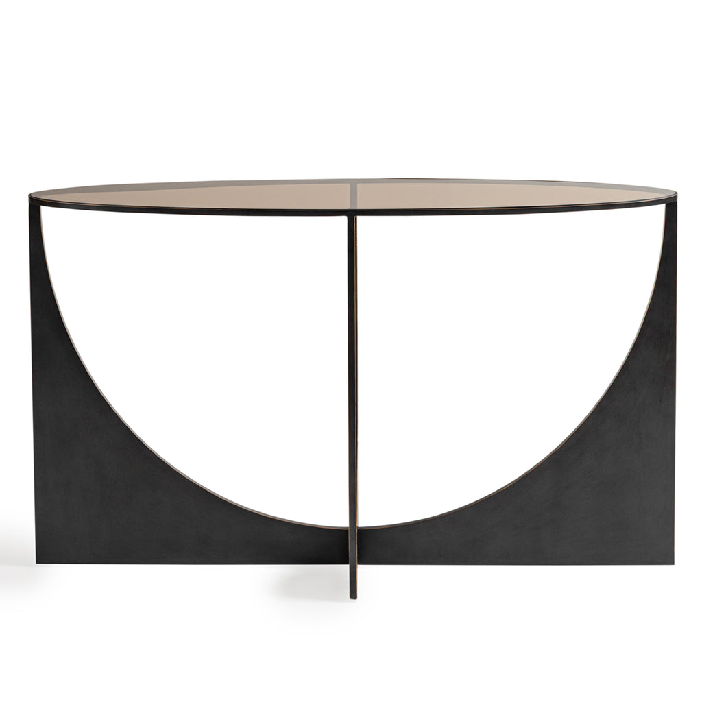 Montrose Console Table - Smoked Glass