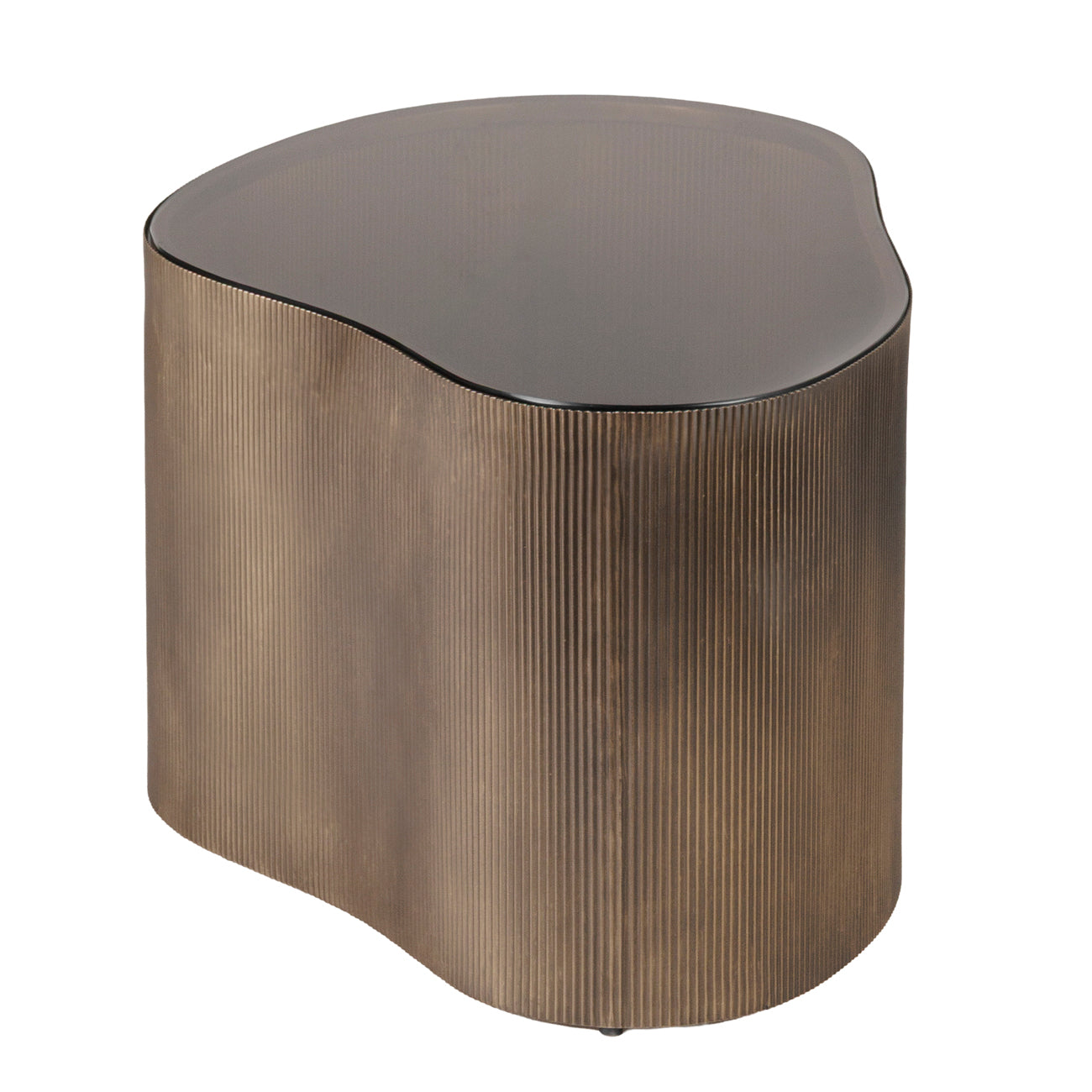 Marmont Marble and Glass Soft Curve Coffee Tables - Set of 2