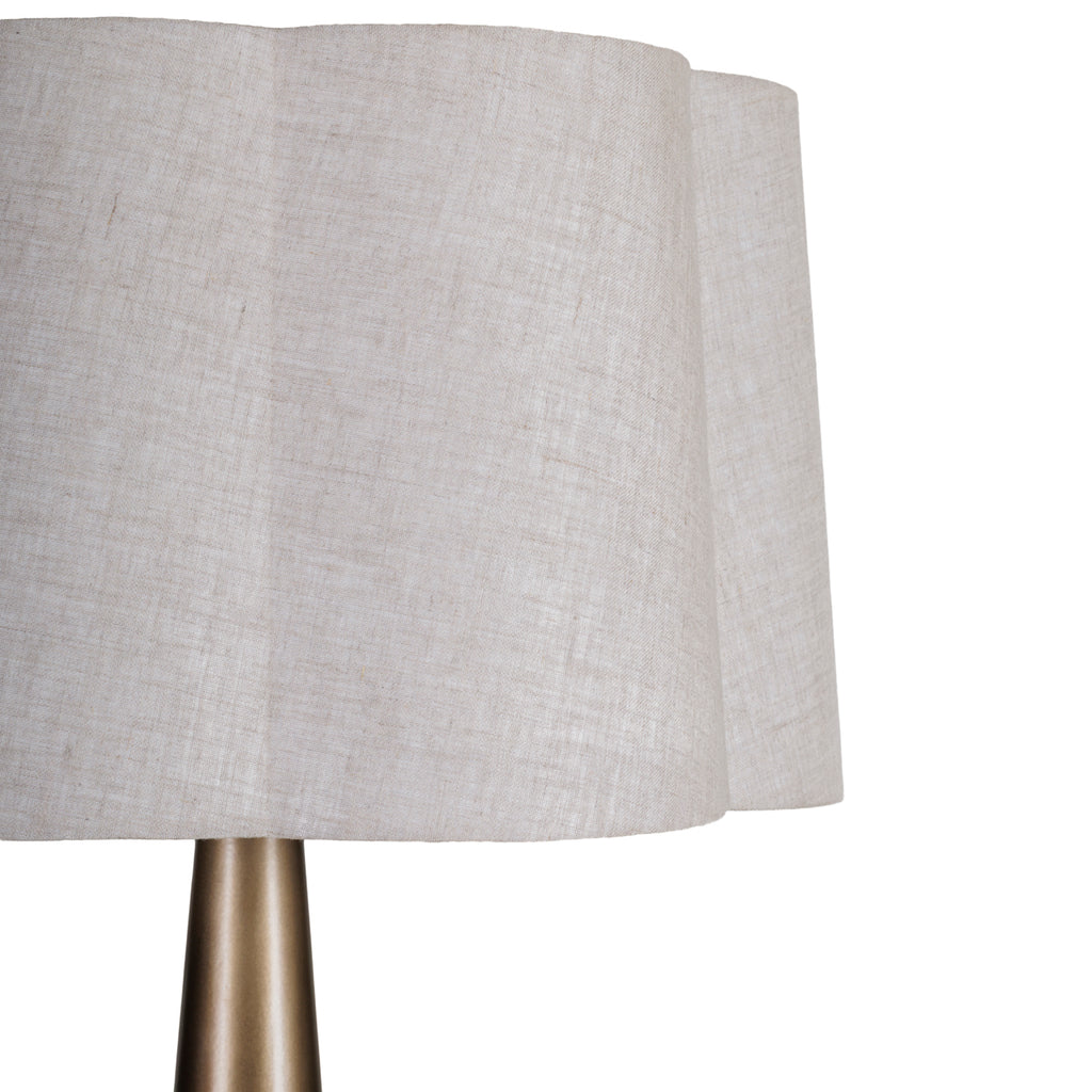 Milford  Floor Lamp - Smoked Gold