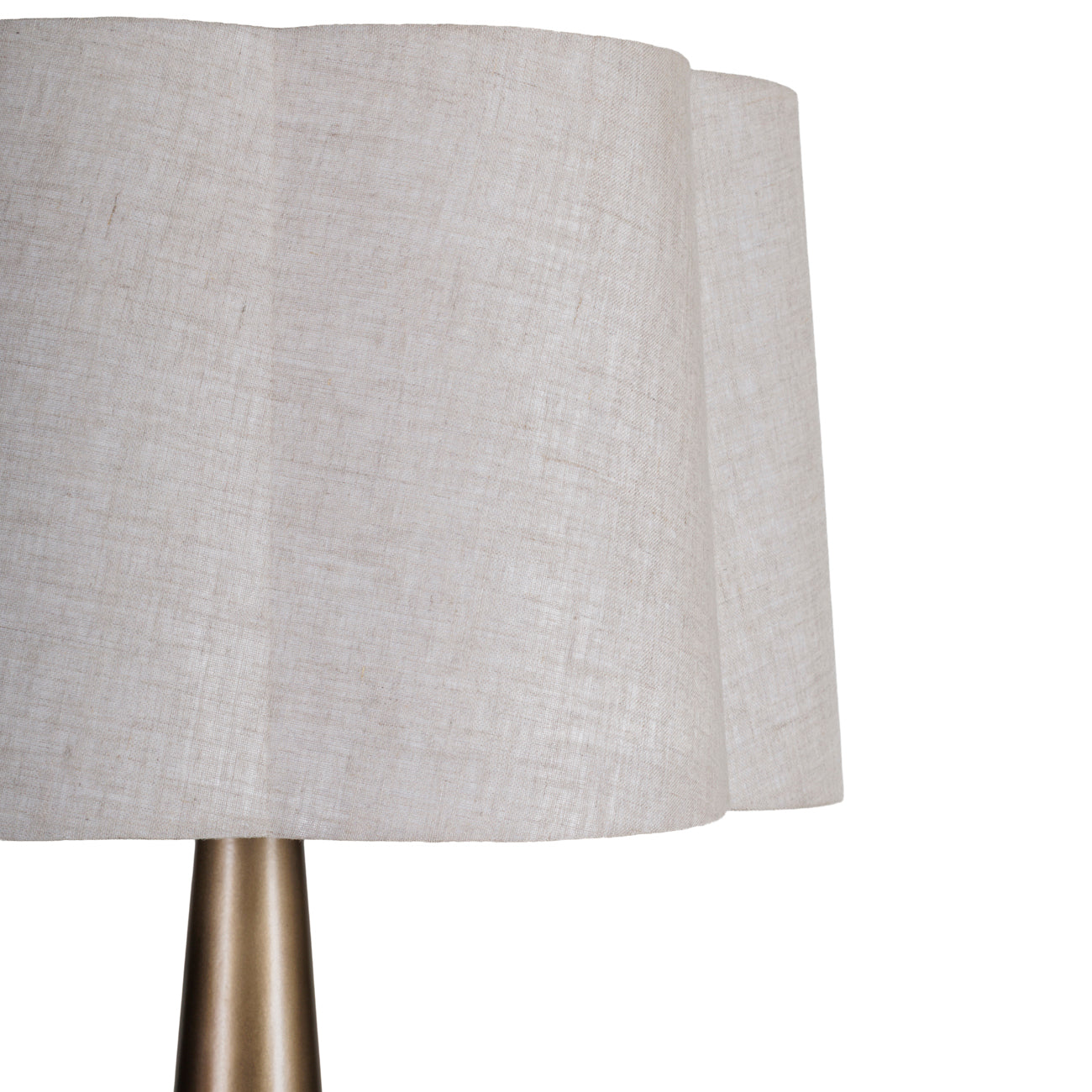 Milford  Floor Lamp - Smoked Gold
