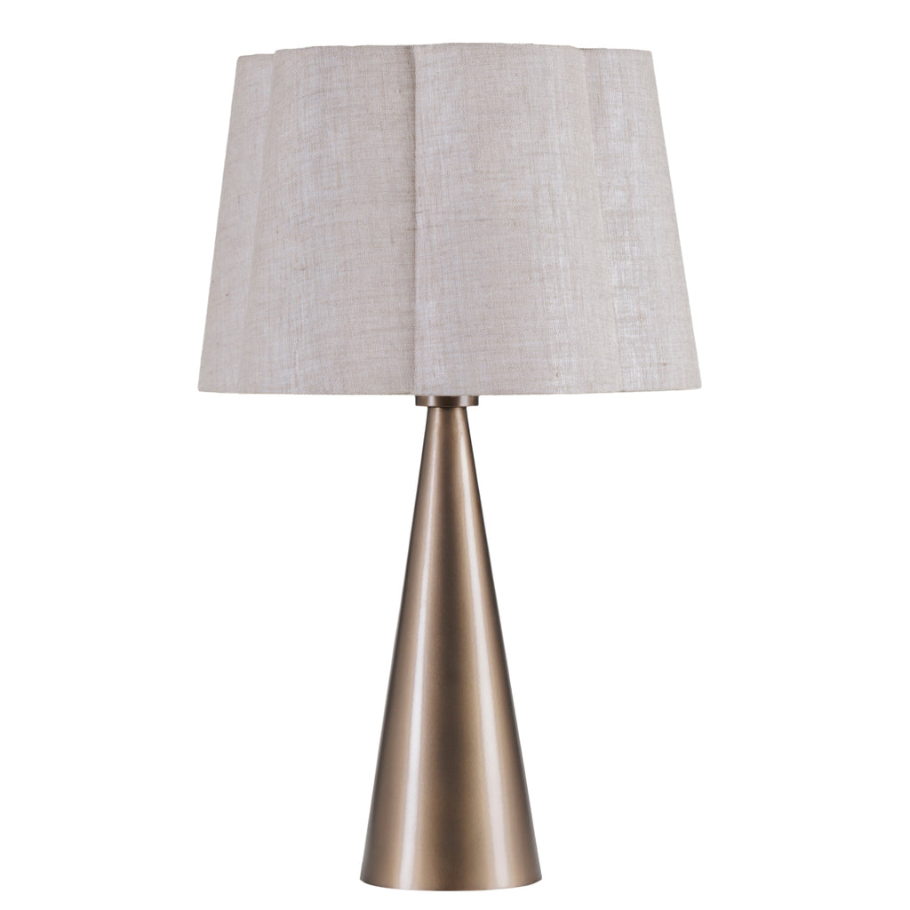 Milford Table Lamp - Smoked Gold