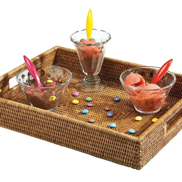 Alice Honey Rectangular Tray