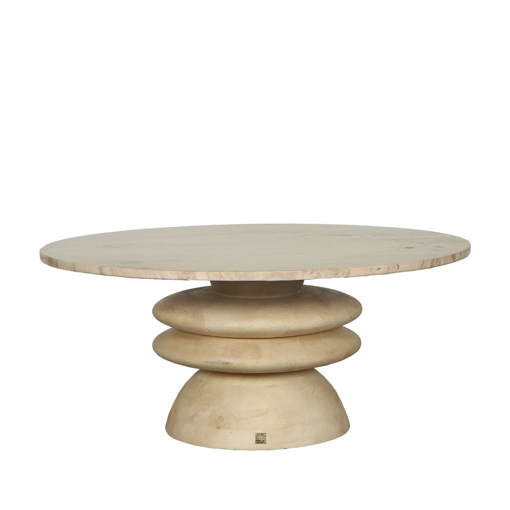 Kendall Coffee Table - Mango Wood & Marble