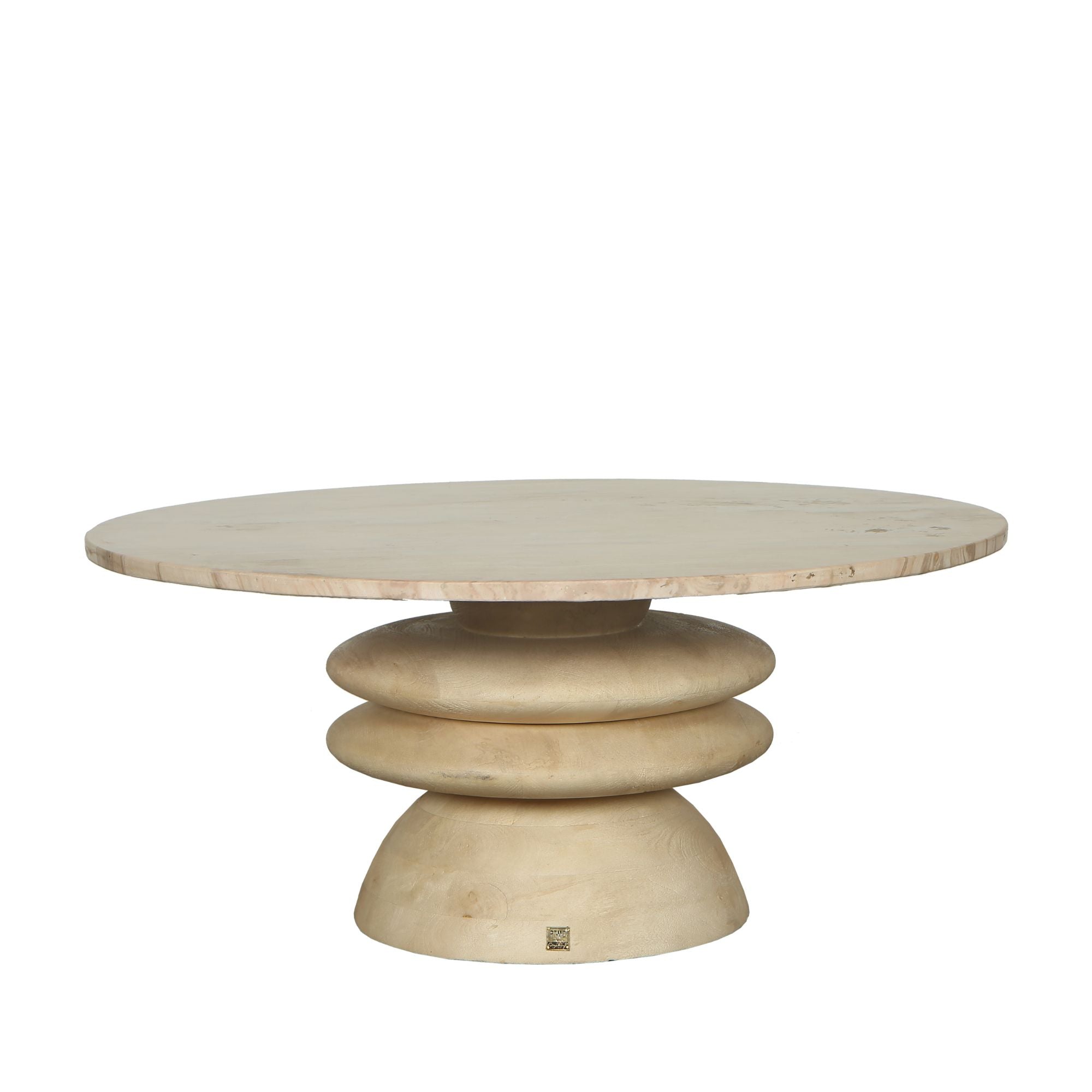 Kendall Coffee Table - Mango Wood & Marble
