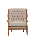 Fern Button Back Chair - Cream