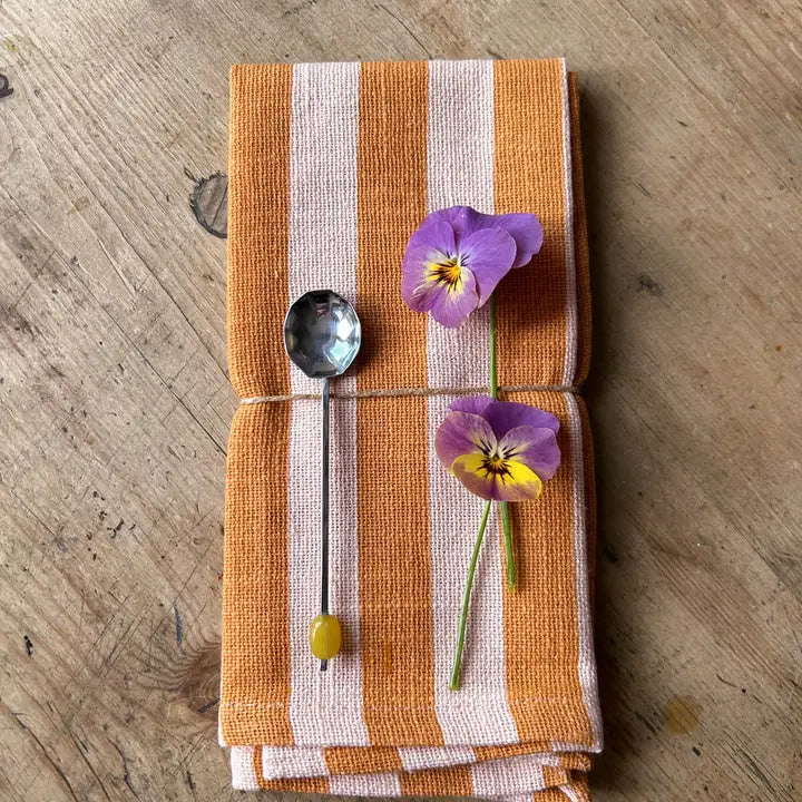 Set of 6 Jaipur Stripe Napkin - Pink City