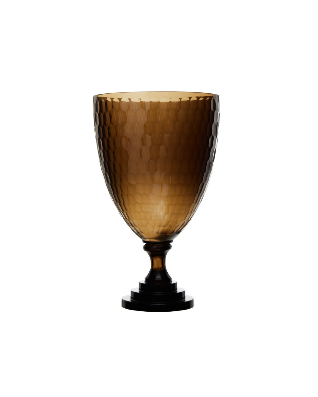 Alto Honeycomb Glass Candle Holder - Medium
