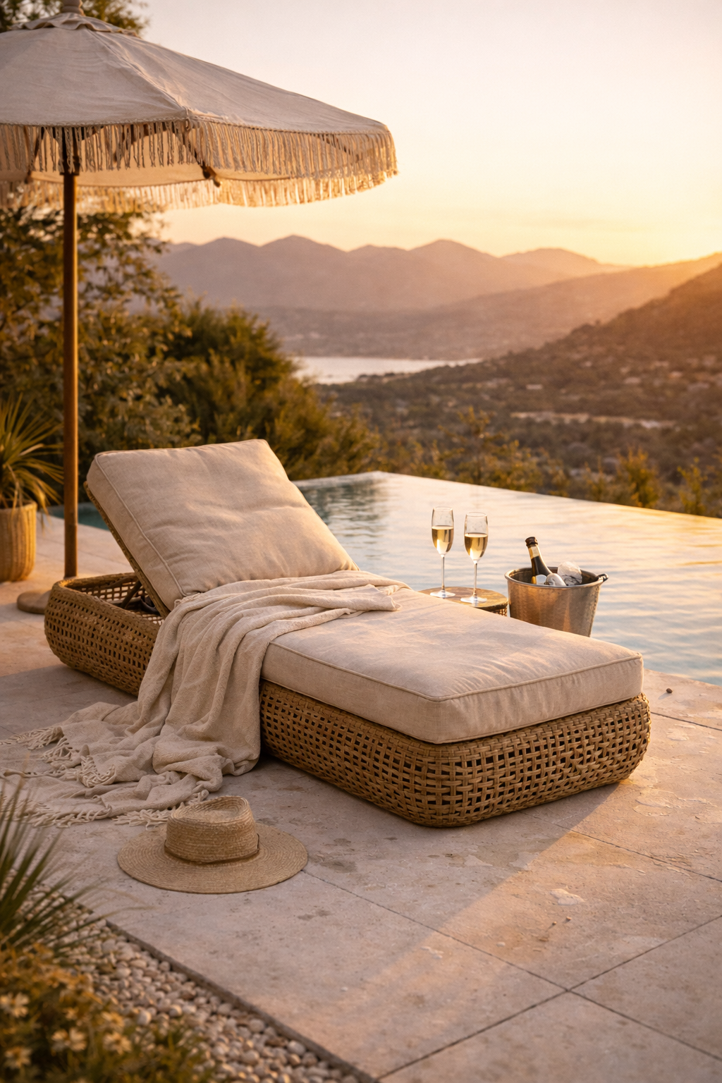 Selene Outdoor Sun Bed