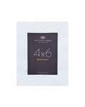 Rise White Marble Photo Frame 4x6