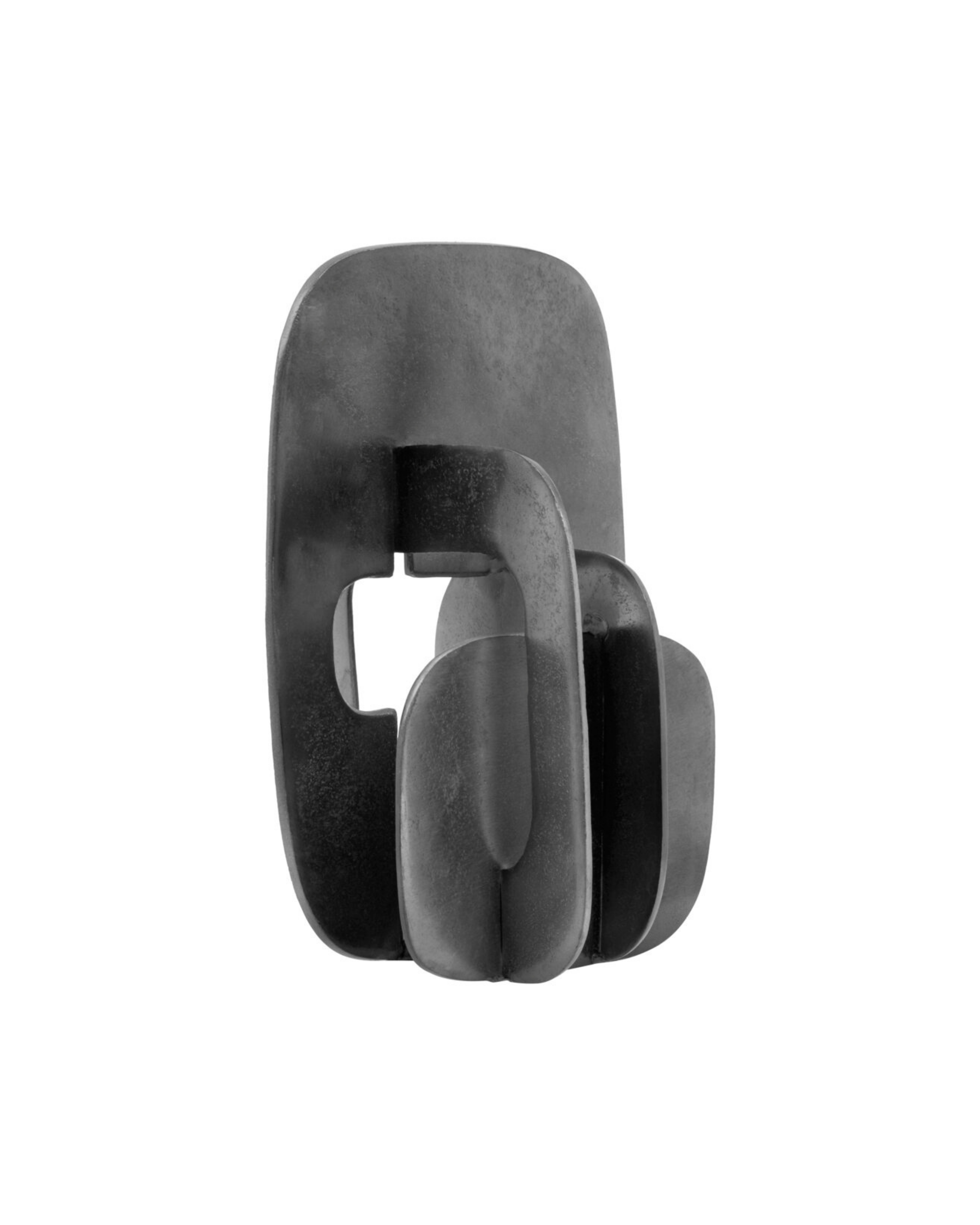 Brooke Abstract Sculpture - Black Nickel