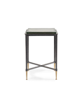 Ripple Square Glass Panelled Side Table