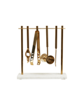 Nyra Marble And Gold Finish Bar Tool Set