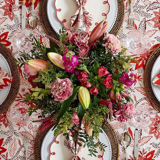 Bossa Nova Table Napkin Red - Set of 4