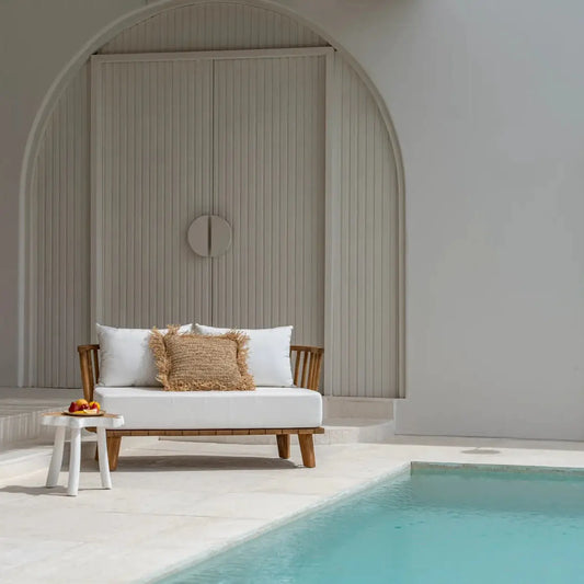 The Malawi Two Seater - Natural White