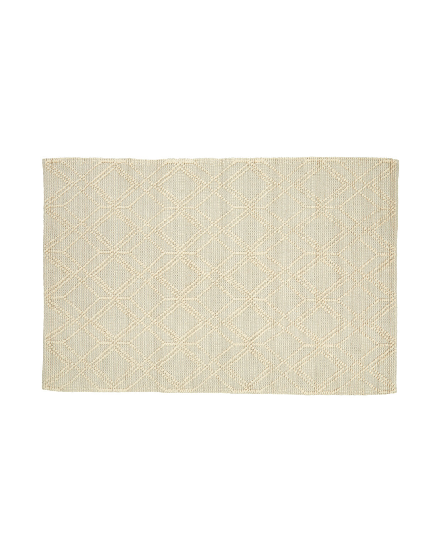 Luma Geometric Ivory Rug - 180 x 120